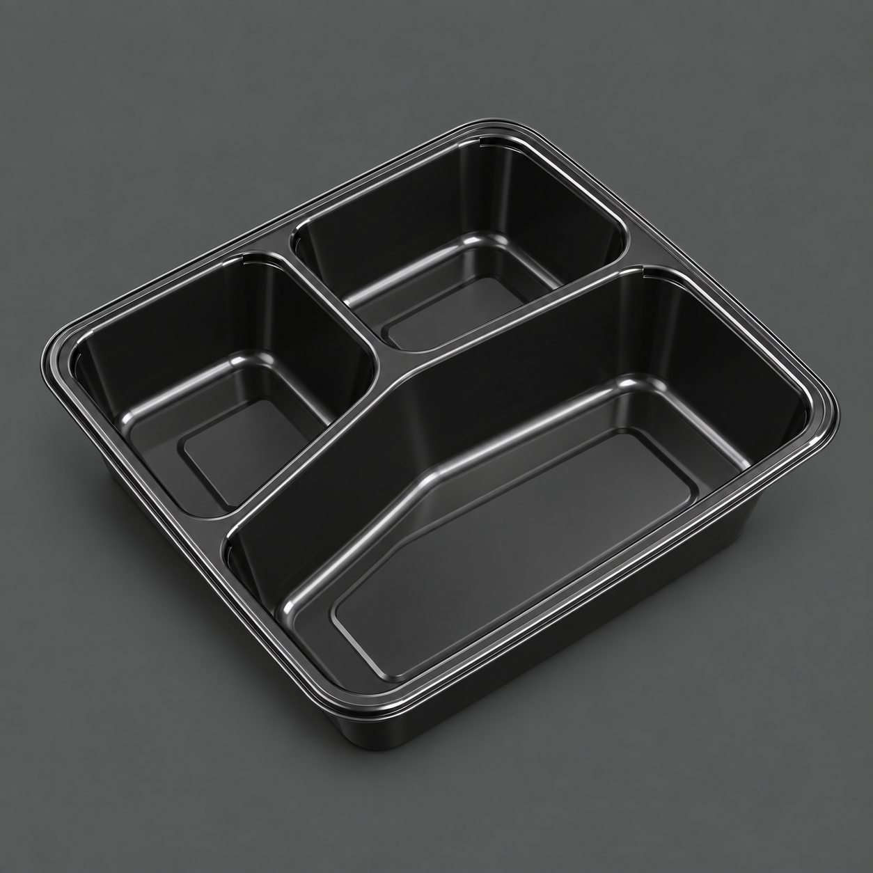 PP Sealing Tray 3-Comp 1300ml